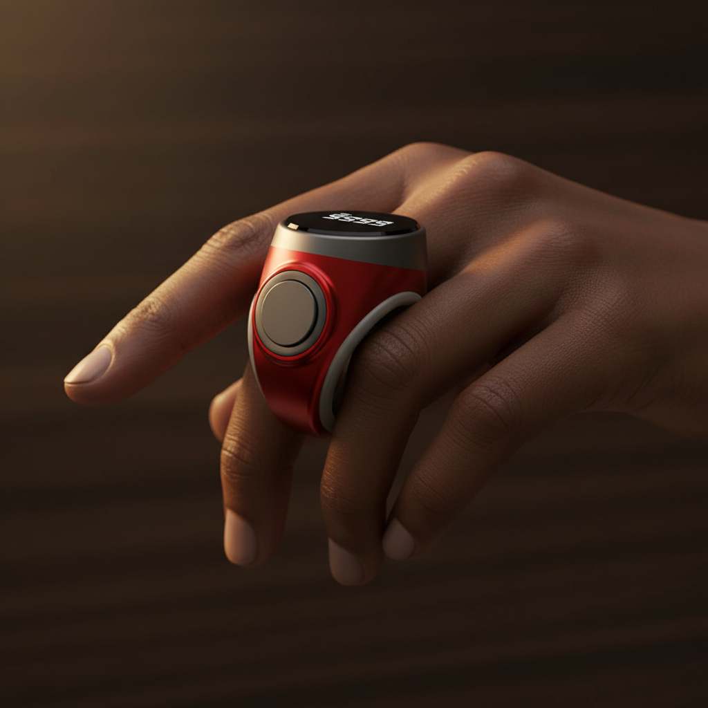 Bague Tasbih Intelligente — Compteur de Dhikr Rechargeable