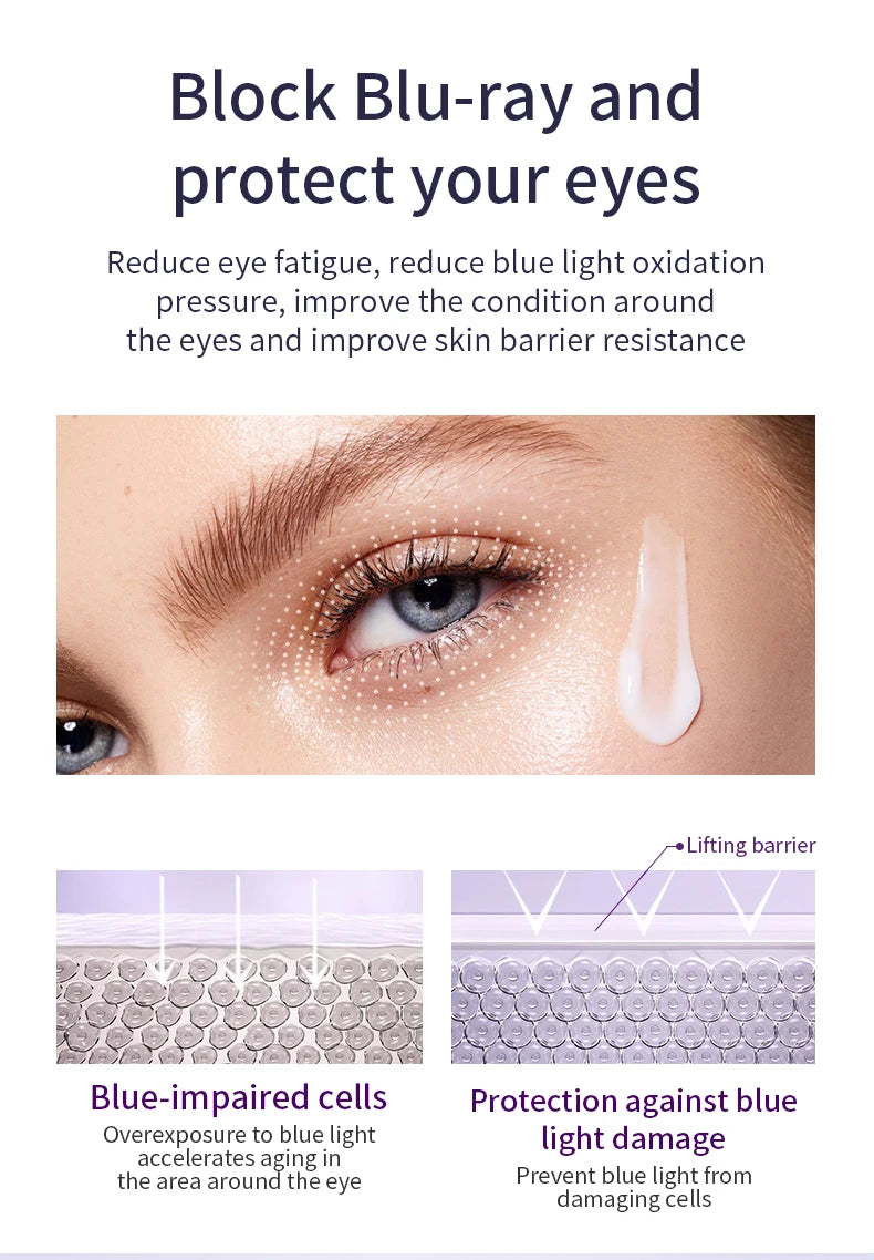 Roller Contour des Yeux — Anti-Cernes & Anti-Rides à l'Acide Hyaluronique 20g