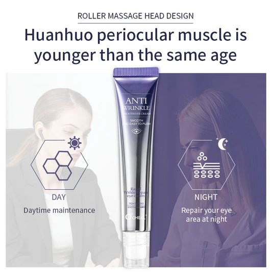 Roller Contour des Yeux — Anti-Cernes & Anti-Rides à l'Acide Hyaluronique 20g
