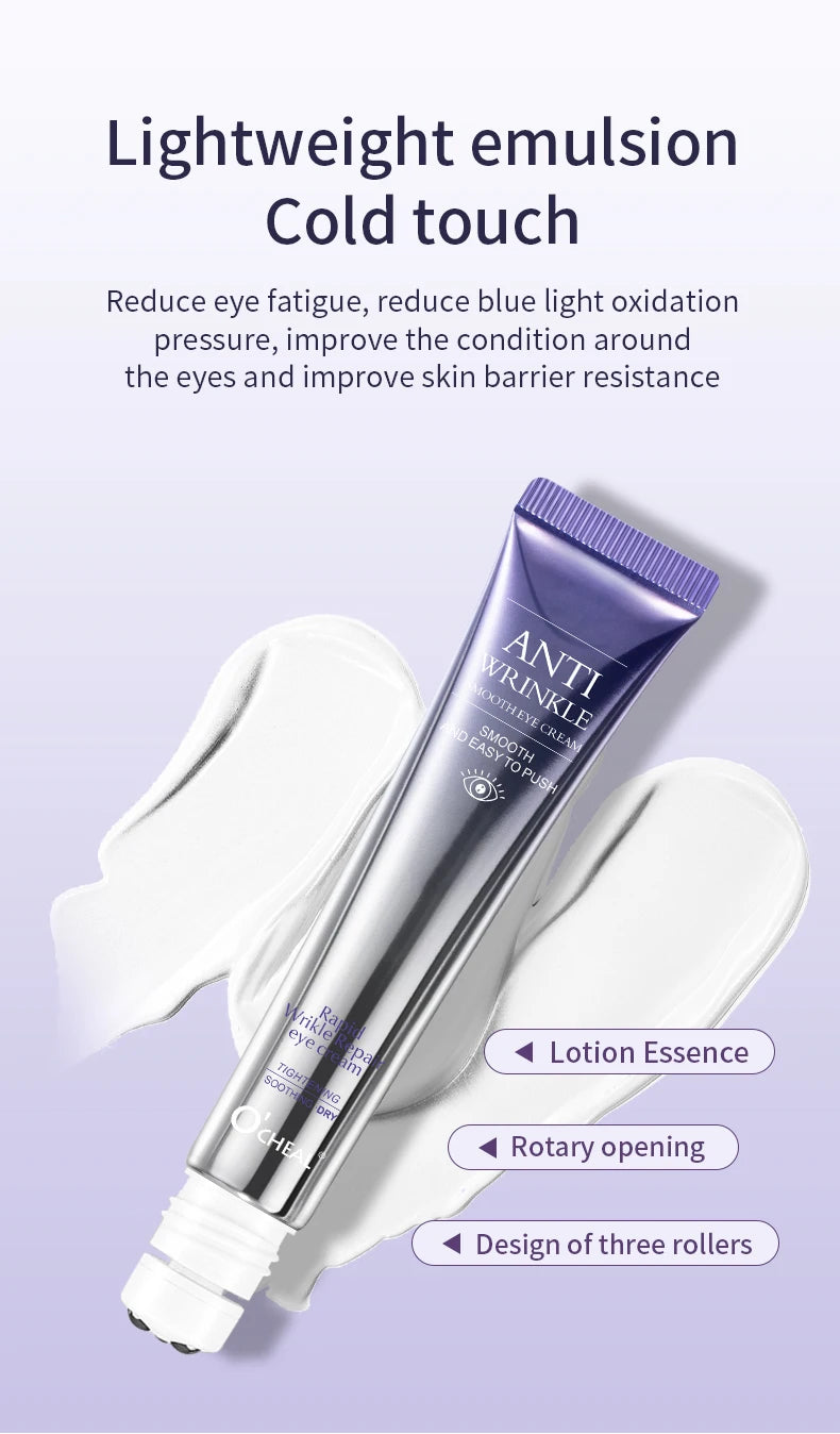 Roller Contour des Yeux — Anti-Cernes & Anti-Rides à l'Acide Hyaluronique 20g