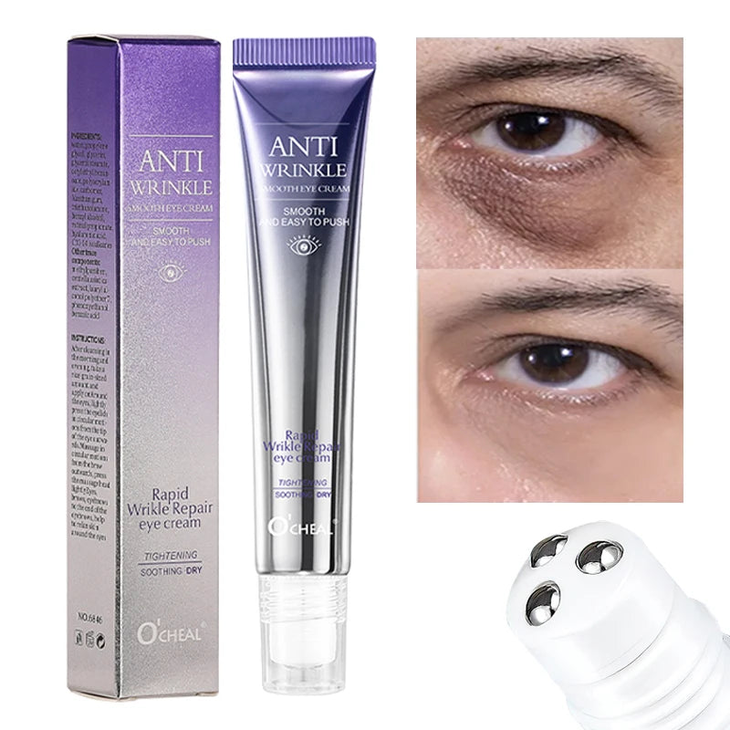Roller Contour des Yeux — Anti-Cernes & Anti-Rides à l'Acide Hyaluronique 20g