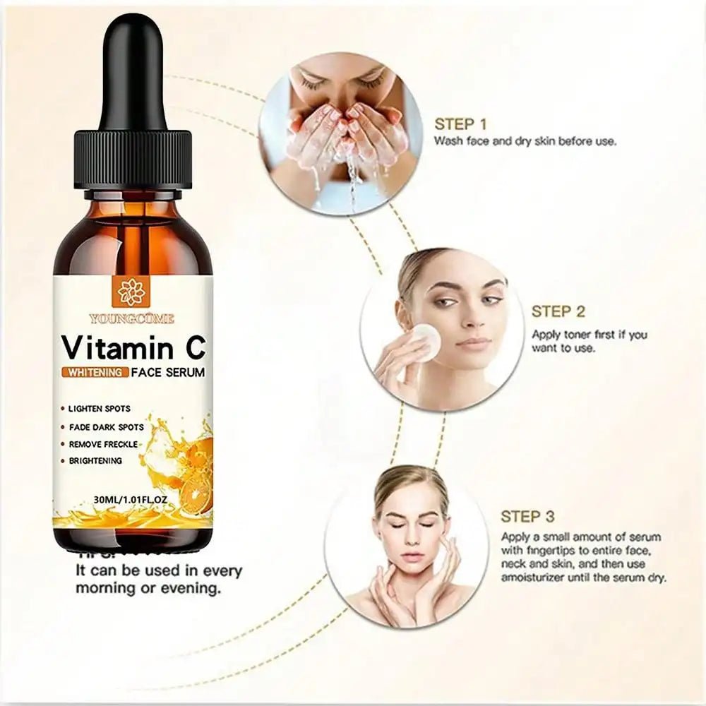 Essence Éclat Vitamine C — Soin Anti - Taches Coréen 30ml - Miyo Skin