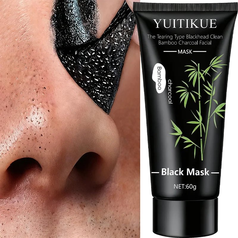 Masque Charbon Bambou — Nettoyage Profond Anti - Points Noirs 60g - Miyo Skin