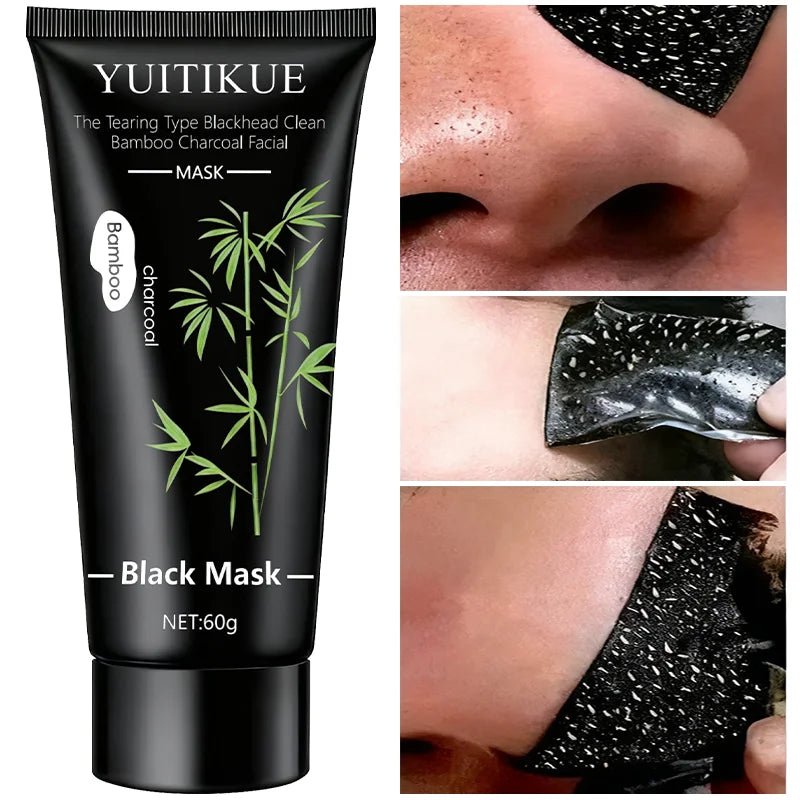 Masque Charbon Bambou — Nettoyage Profond Anti - Points Noirs 60g - Miyo Skin