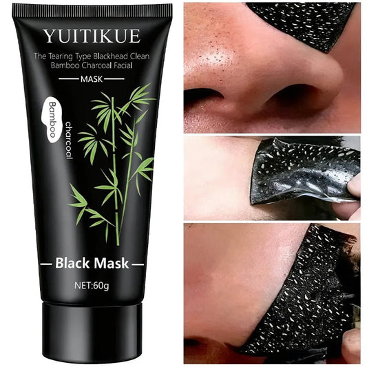 Masque Charbon Bambou — Nettoyage Profond Anti - Points Noirs 60g - Miyo Skin