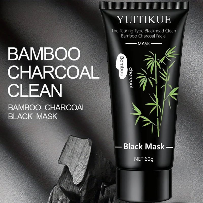Masque Charbon Bambou — Nettoyage Profond Anti - Points Noirs 60g - Miyo Skin