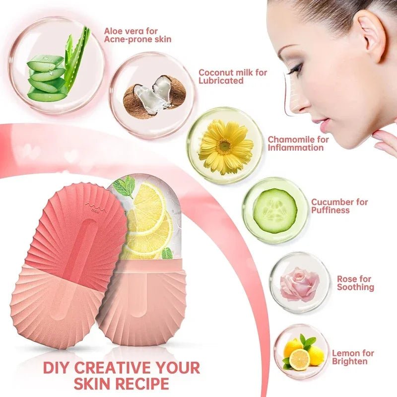 Roller Glaçant Visage — Anti - Pores & Éclat K - Beauty - Miyo Skin