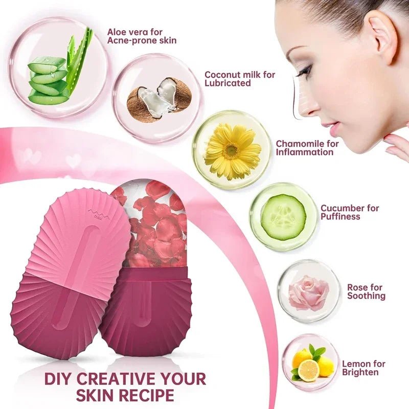 Roller Glaçant Visage — Anti - Pores & Éclat K - Beauty - Miyo Skin
