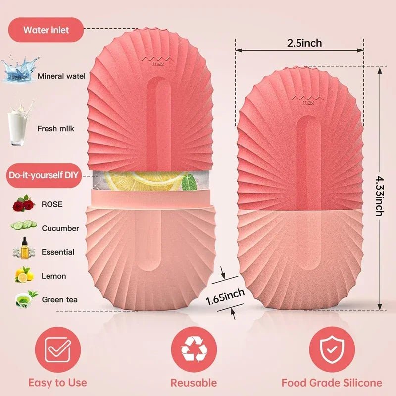 Roller Glaçant Visage — Anti - Pores & Éclat K - Beauty - Miyo Skin